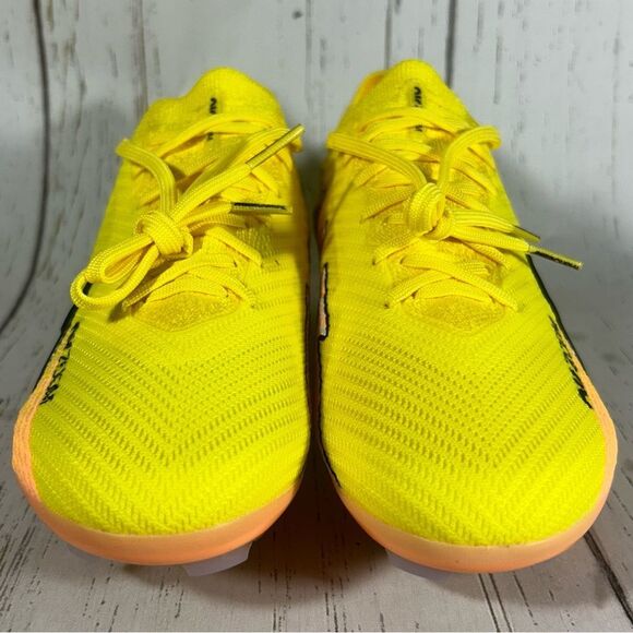 Nike Zoom Mercurial Vapor 15 Elite SG Pro Cleats Yellow Mens Size 6 DJ5168-781 - Picture 3 of 10